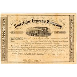 American Express Company Stock Certificate
