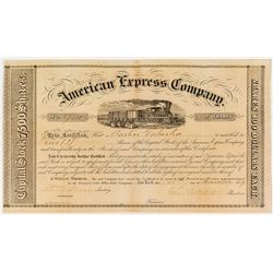 American Express Company stock certificate