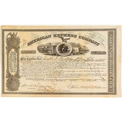 American Express Company Stock Certificate