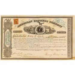 American Express Company Stock Certificate