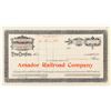 Image 1 : Amador Railroad Company Stock Certificate