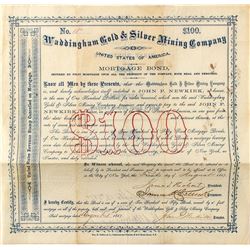 Waddingham Gold & Silver Mining Company Bond