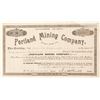 Image 1 : Portland Mining Company Stock Certificate