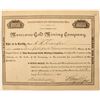 Image 1 : Manzano Gold Mining Company Stock Certificate