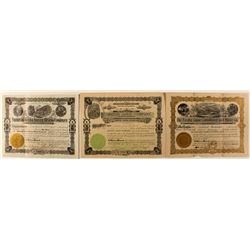 New Mexico Gold Mining Stock Certificates