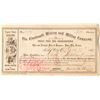 Image 1 : The Cincinnati Mining and Milling Company Stock Certificate