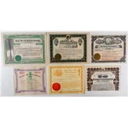 Best Group of Texas Oil Stock Certificates