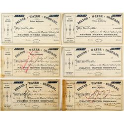 Santa Cruz Area Water Stock Certificates