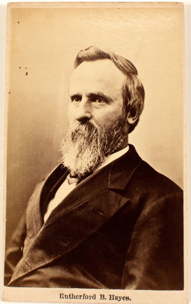 CDV of President Rutherford B. Hayes