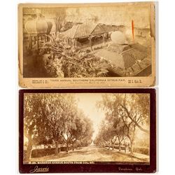 Two Cabinet Cards, Southern California