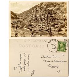 Photo Postcard addressed to Edison