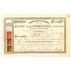 Image 1 : Hart & Company Stock Certificate (Candy & Ice Cream)