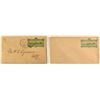 Image 1 : Mailed and Unmailed Hawaiian Cover Pair with Hawaiian Printed Stamps