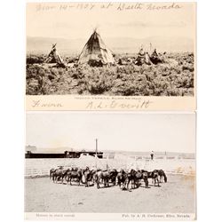 Cowboys and Indian Postcards from Elko County