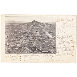 Columbia Mountain Photo Postcard; Goldfield