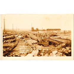 Flood of 1913 Real Photo Postcard; Goldfield, Nevada