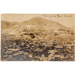 Tonopah Town View Real Photo Postcard