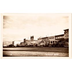 Wells, Nevada Street Views Postcard