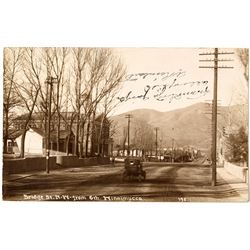 Winnemucca Real Photo Postcard Written in German