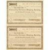 Image 1 : Washington Territorial Singing Society Stock Certificates