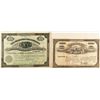 Image 1 : Choice Pair of Leadville Mining Stock Certificates