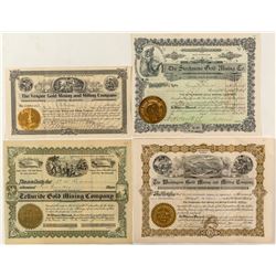 Colorado Mining Stock Certificates (4)