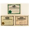 Image 1 : Three pre-1900 Colorado Gold Mining Stock Certificates