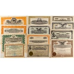 Another Twelve Different Idaho Mining Stock Certificates