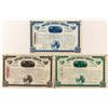 Image 1 : Moulton Mining Company Stock Trio w/ W.A. Clark Autographs