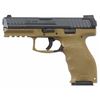 Image 1 : HK 700009FDELEA5 VP9 9mm DAO  4.09" 15+1 3 Mags NS FDE Interchangeable Backstrap Grip FDE NS