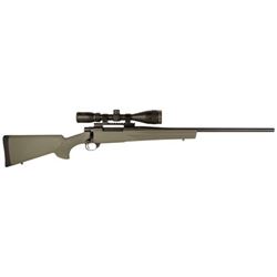Howa HGK62408+ Hogue Nikko Stirling with Scope Bolt 25-06 Remington 22" 5+1 Hogue Overmolded Green S