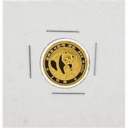 1988 1/10 oz China Panda Gold Coin