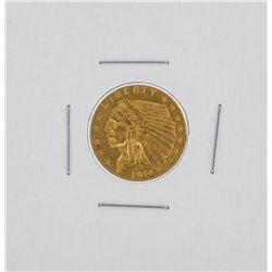 1914 $2 1/2 Indian Head Quarter Eagle Gold Coin