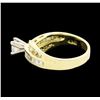 Image 3 : 14KT Yellow Gold 1.15ctw Diamond Ring