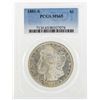 Image 1 : 1881-S $1 Morgan Silver Dollar Coin PCGS MS65