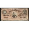 Image 1 : 1864 $50 The Confederate States of America Note