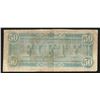 Image 2 : 1864 $50 The Confederate States of America Note