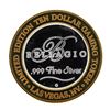 Image 1 : .999 Silver Bellagio Las Vegas Nevada $10 Casino Limited Edition Gaming Token