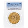 Image 1 : 1908 NM $20 St. Gaudens Double Eagle Gold Coin PCGS MS65