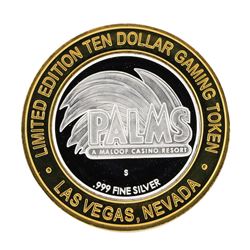 .999 Silver Palms A Maloof Casino Resort Las Vegas Nevada $10 Casino Limited Edi