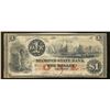 Image 1 : 1866 $1 Diamond State Bank Seaford Delaware Obsolete Note