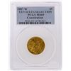 Image 1 : 1987-W $5 US Vault Collection Constitution Gold Coin PCGS MS69