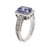 Image 3 : 14KT White Gold 1.54ct Tanzanite and Diamond Ring