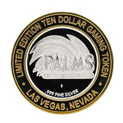.999 Silver Palms A Maloof Casino Resort Las Vegas Nevada $10 Casino Limited Edi