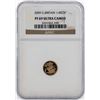 Image 1 : 2009 Great Britain 1/4 Sovereign Coin NGC PF69 Ultra Cameo
