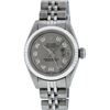 Image 1 : Rolex Ladies Stainless Steel and Diamond Datejust Wristwatch