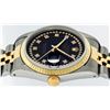Image 8 : Rolex Mens Two Tone 14KT Yellow Gold Diamond Datejust Wristwatch