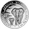 Image 1 : 2015 1 oz Somalian Silver Elephant BU Coin