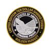 Image 1 : .999 Silver Golden Nugget Las Vegas $10 Casino Gaming Token Limited Edition
