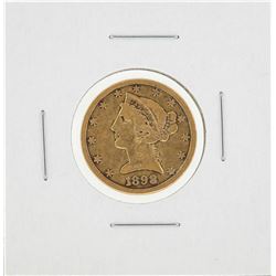 1898-S $5 Liberty Head Half Eagle Gold Coin